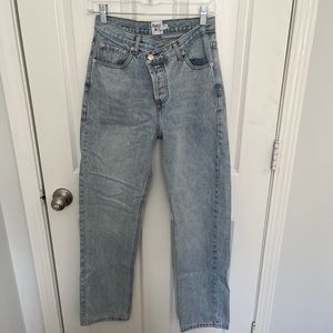 Princess Polly Asymmetrical Jeans